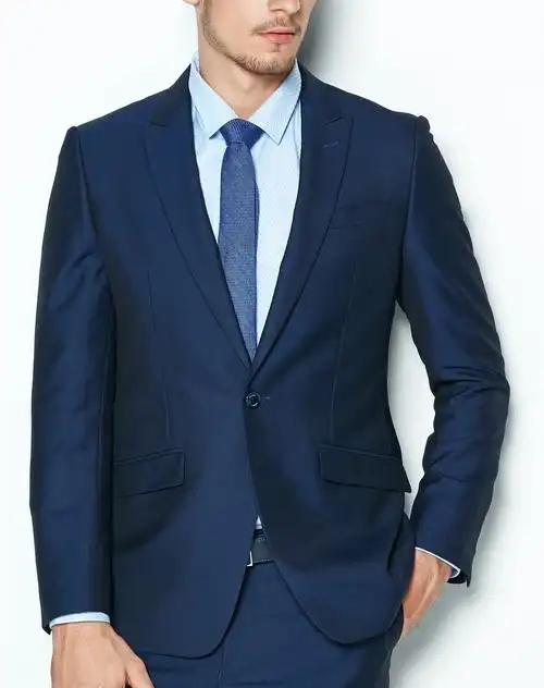 藏蓝色商务都市西服上衣