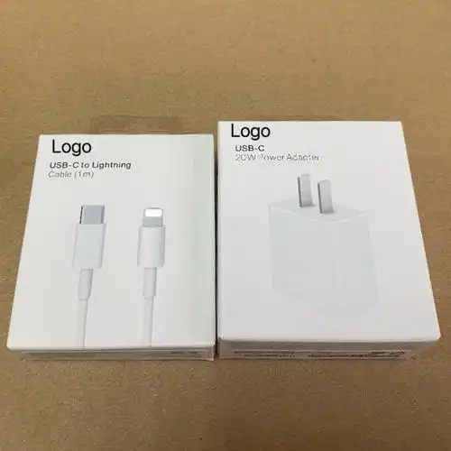 适用pd苹果20w充电器包装盒中规美规欧规英规头包装快充线包装盒