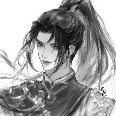 古风头像黑白男 高冷帅气的古风头像男仙风道骨黑白图片_男生动漫头像