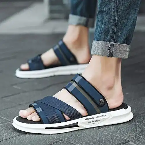 新款开车拖鞋运动两用男凉鞋男g士2021年外穿潮夏季休闲凉沙滩鞋