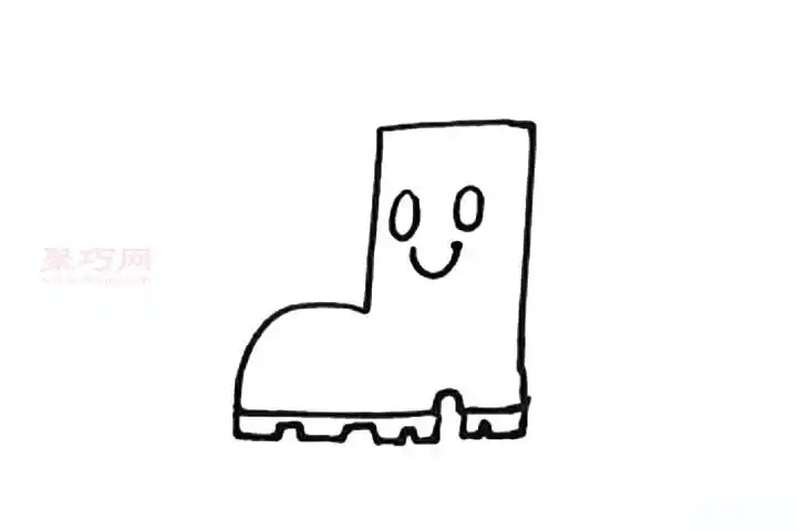 卡通靴子怎么画一步一步教你画卡通靴子简笔画