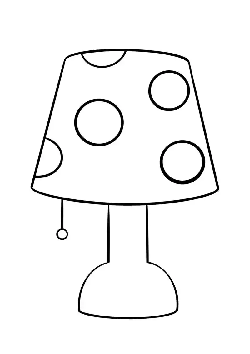 简笔画教程分享 台灯