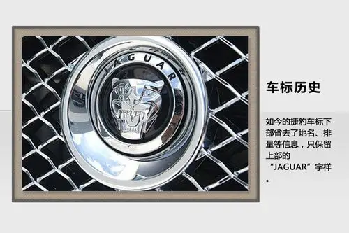 如今的捷豹车标下部省去了地名,排量等信息,只保留上部的"jaguar"字样