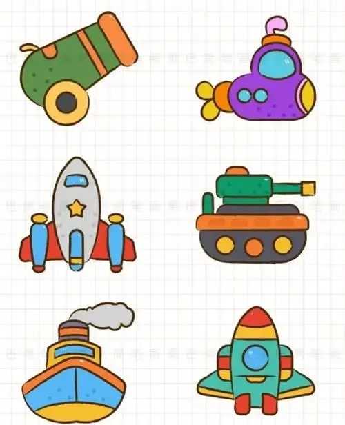 简单好看的简笔画,带孩子画吧.