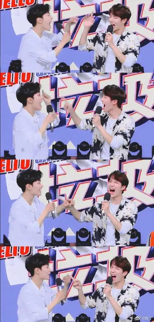 没有包袱,真实ps:(他们来了,带着沙雕热搜又来了)#肖战王一博胜负欲