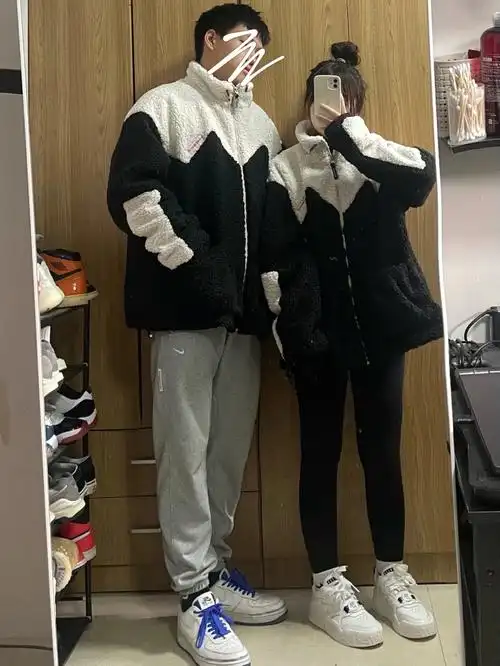 相差20cm情侣日常穿搭