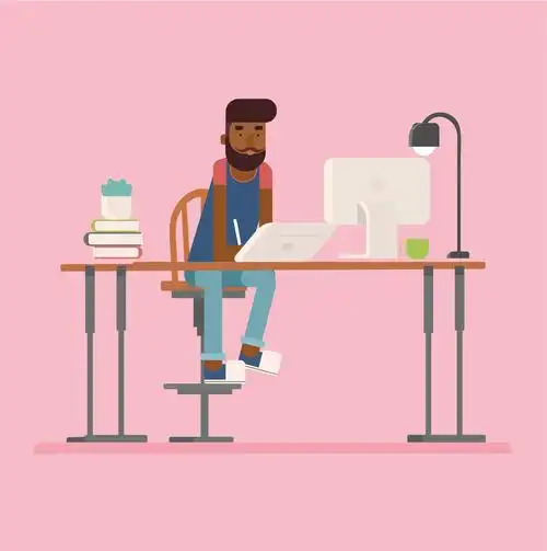 扁平插画(设计师)