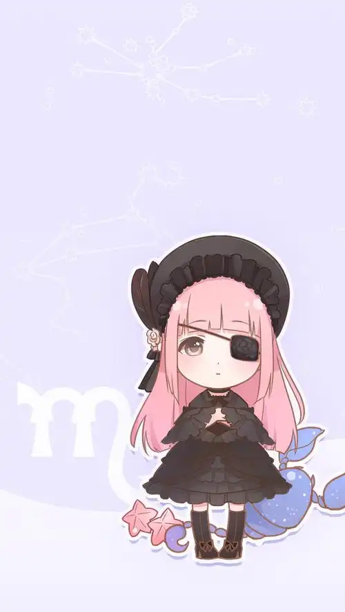 奇迹暖暖 十二星座官方q版壁纸 天蝎