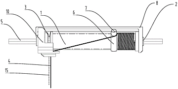 遮阳帘用卷绳器装置