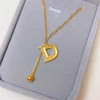 中赤大d套链5g黄金项链时尚足金999素款轻奢气质足金精致百搭黄金首饰