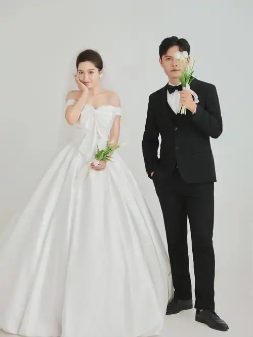韩系简约婚纱照必选风格没有之一