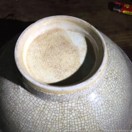 晚清民国哥釉哥窑开片大碗