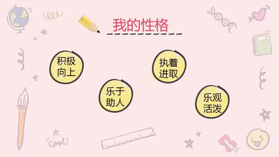 小朋友开学自我介绍ppt模板