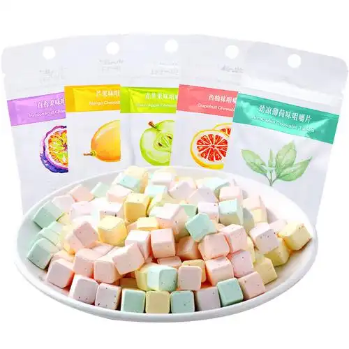 清q嘴草本含片12g清嘴咀嚼片13g清嘴益生元糖果零食批发咀嚼片青苹果