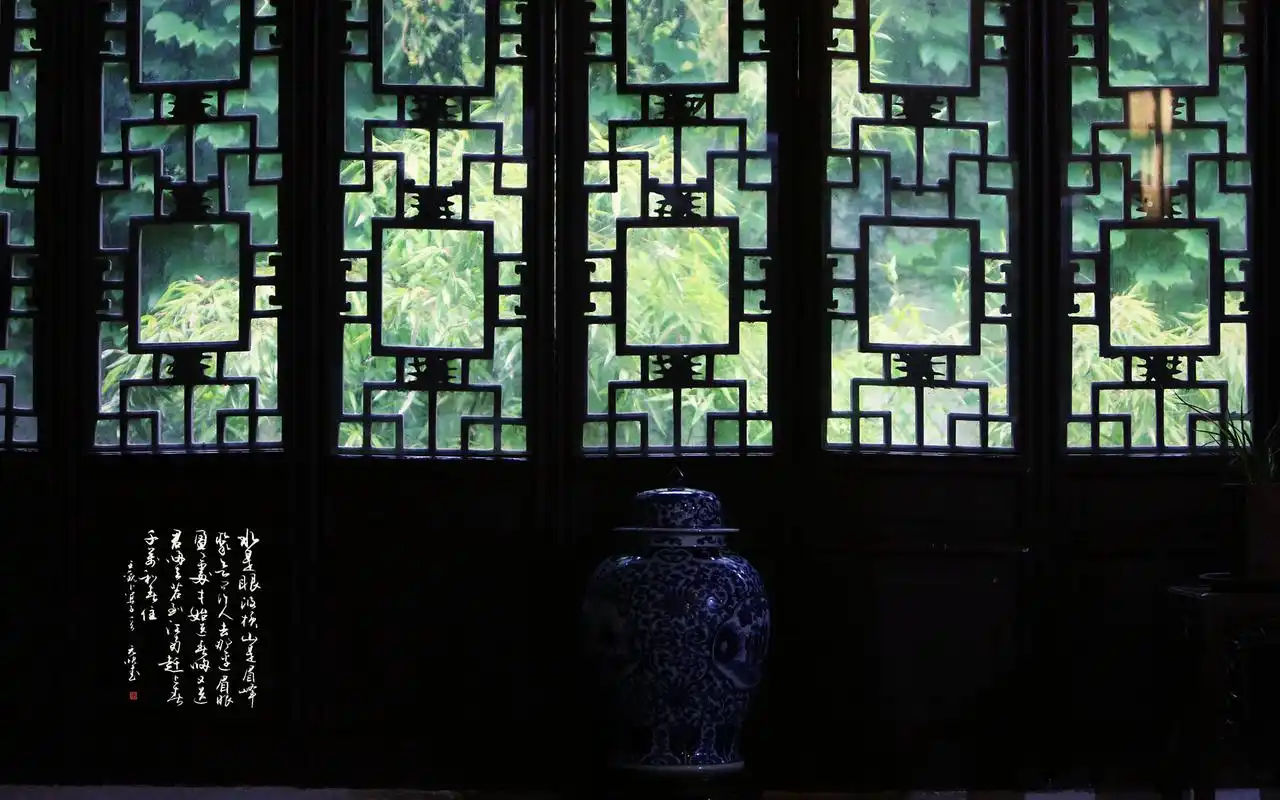 诗意古典园林唯美高清桌面壁纸