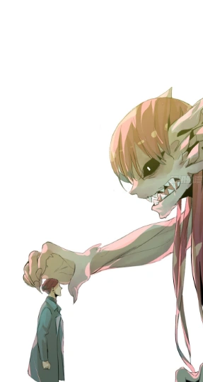 原创漫画唇齿之间少女终于变成人们口中的样子却因为太丑陋让人不敢