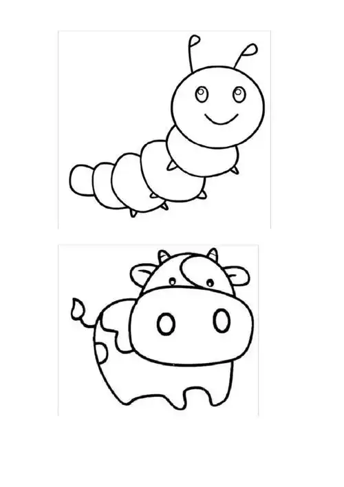 动物简笔画图片大全