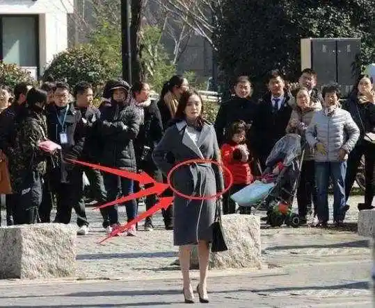 这回真怀孕了杨幂片场光腿站姿肚子大到藏不住