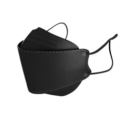 口罩柳叶防晒透气薄款夏季潮款黑色白黑色立体口罩