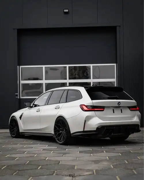 宝马m3旅行版改装德国wf he1极限凹轮毂