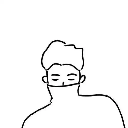 进来拿男头|极简黑白线条男生头像