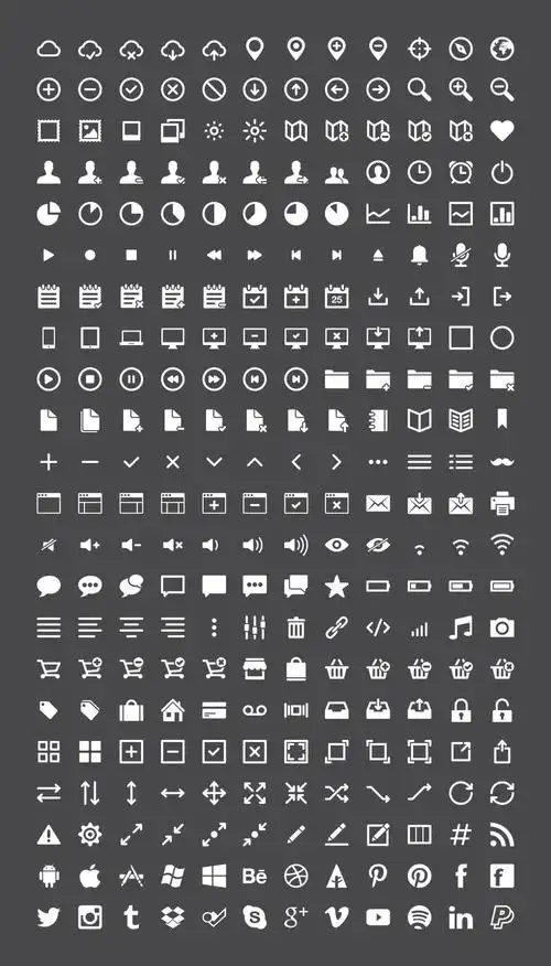 常用icon大全