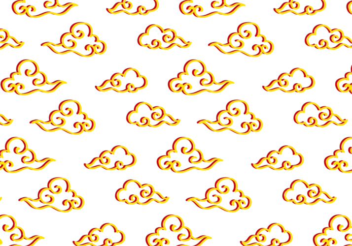 古风祥云素材矢量图