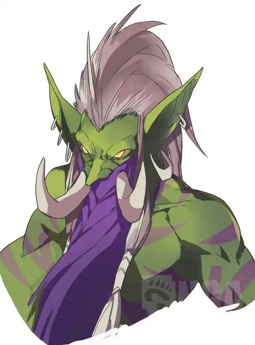 同人创作找了半天没有找到好看的祖尔金做头像决定自己动手丰衣足食