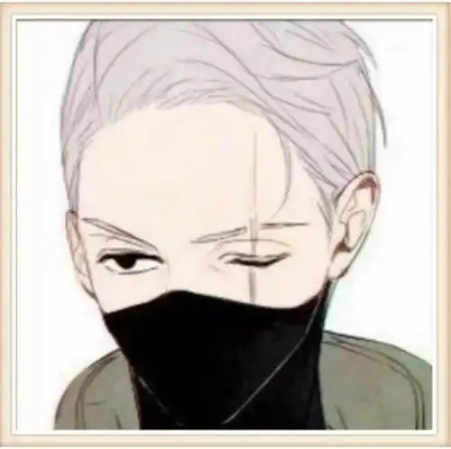 卡卡西换个发型,白色卷毛简直是小奶狗,看到锡纸烫我爱了