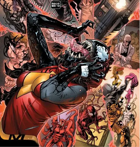 漫威中八个被共生体附身的女性艾迪布洛克的老婆是首个女毒液