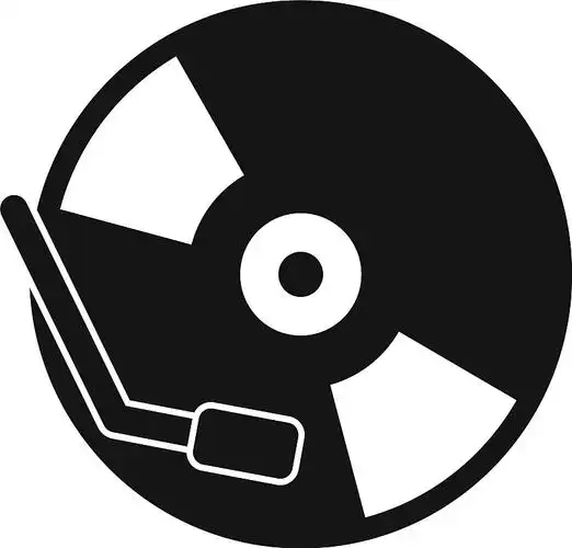 唱片播放图标简单的风格图片