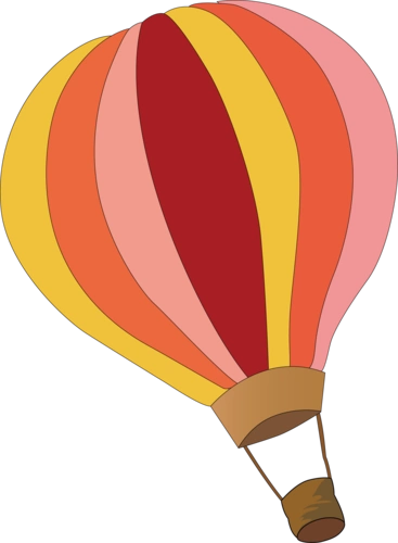 彩色热气球高清png图片