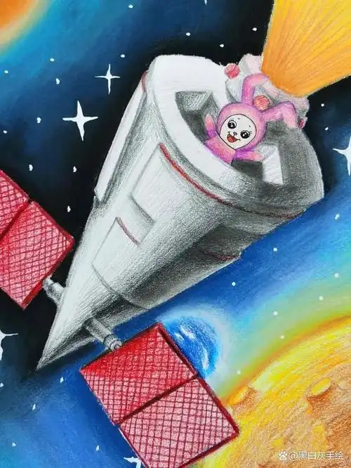 趣味创意素描作品