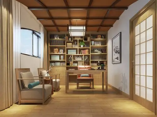 翠海花园275平方米其他风格复式户型书房装修效果图