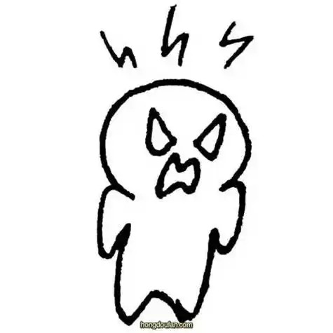 生气的表情要如何画超简单小人简笔画大全