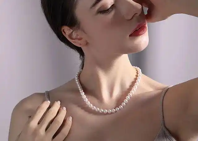 珍珠中的贵族天女级项链美丽珍贵可传家