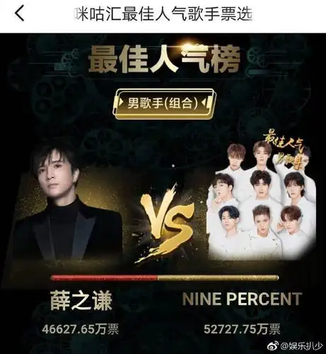 ninepercent粉丝诉求咪咕音乐向百分九道歉 . 来自娱乐扒少 - 微博