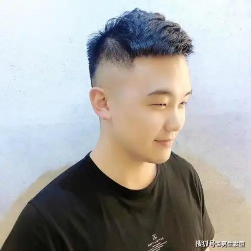 第3款:两边铲极短刘海发型