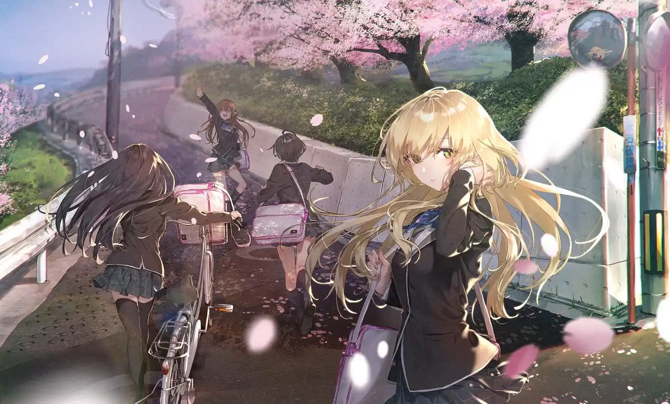 日本这位二次元画师(ろるあrolua)的动漫插画风格唯美,画风清新