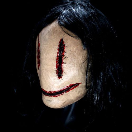 恐怖女 鬼面具全脸密室逃脱鬼屋剧本1杀吓人泰国恐1怖道具npc万圣节