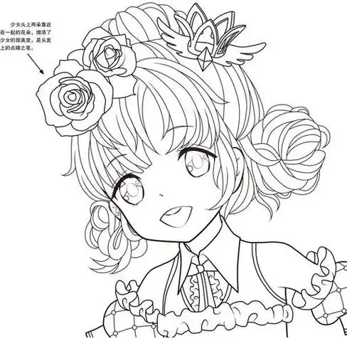 卡通人物简笔画美少女卡通人物简笔画美少女可爱