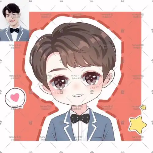 尤长靖  『大眼萌』风格#q版手绘头像