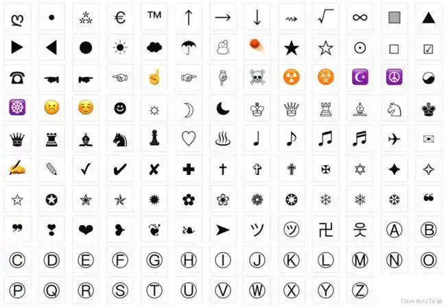 常用特殊符号大全     本页汇总了一些可打印的特殊符号,可用于微博