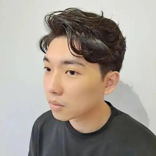 朝气短卷发,男生短发烫起来超级帅!_发型