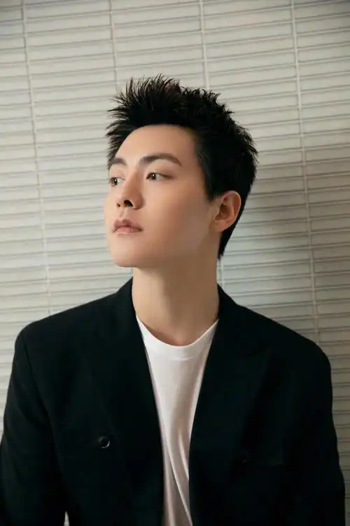 马天宇黑色西装帅气写真图片46