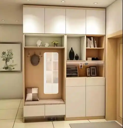 9款2020流行的玄关鞋柜设计效果图赏析实用与颜值并存