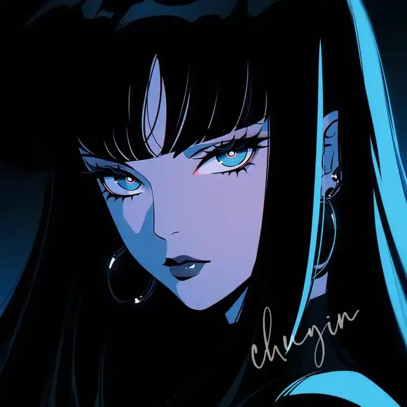 高冷御姐女生头像#动漫女头 #女生头像 #超a头像 #ai绘 - 抖音