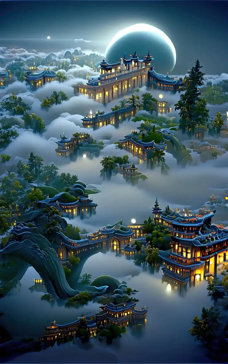 大数据不会骗ren的,当你刷到这天宫仙境时,说明你正鸿运通天