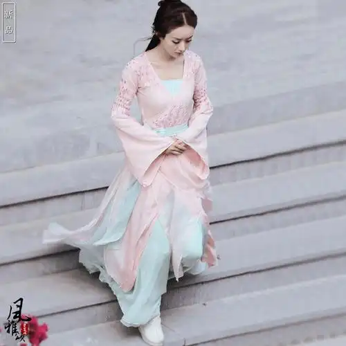 包邮影视剧特工皇妃楚乔传赵丽颖同款仙女襦裙汉服cos古装年会服