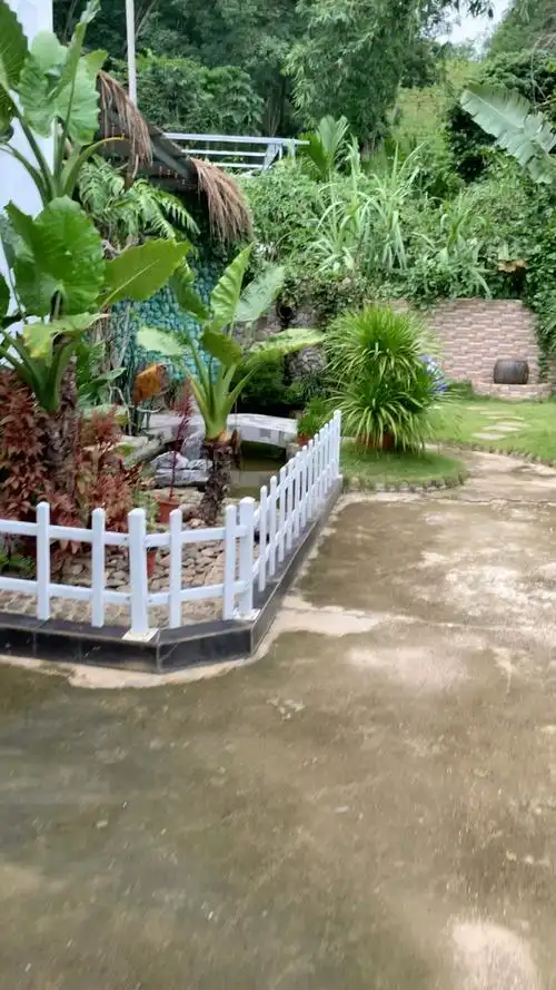 二哥自建的小花园